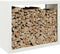 vidaXL - Haardhoutrek - 100x40x80 - cm - staal - wit