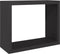 vidaXL - Haardhoutrek - 100x40x80 - cm - staal - zwart