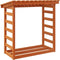 vidaXL - Haardhoutrek - 108x64,5x110 - cm - massief - grenenhout - wasbruin