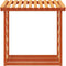 vidaXL - Haardhoutrek - 108x64,5x110 - cm - massief - grenenhout - wasbruin