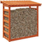 vidaXL - Haardhoutrek - 108x64,5x110 - cm - massief - grenenhout - wasbruin