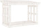 vidaXL - Haardhoutrek - 108x64,5x77 - cm - massief - grenenhout - wit