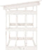 vidaXL - Haardhoutrek - 108x64,5x77 - cm - massief - grenenhout - wit
