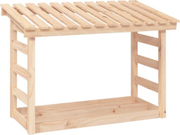 vidaXL - Haardhoutrek - 108x64,5x78 - cm - massief - grenenhout
