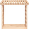 vidaXL - Haardhoutrek - 108x64,5x78 - cm - massief - grenenhout