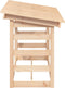 vidaXL - Haardhoutrek - 108x64,5x78 - cm - massief - grenenhout