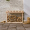 vidaXL - Haardhoutrek - 108x64,5x78 - cm - massief - grenenhout