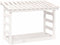vidaXL - Haardhoutrek - 108x64,5x78 - cm - massief - grenenhout - wit