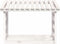 vidaXL - Haardhoutrek - 108x64,5x78 - cm - massief - grenenhout - wit