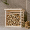 vidaXL - Haardhoutrek - 108x73x108 - cm - massief - grenenhout