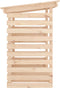 vidaXL - Haardhoutrek - 108x73x108 - cm - massief - grenenhout