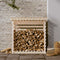 vidaXL - Haardhoutrek - 108x73x108 - cm - massief - grenenhout