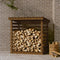 vidaXL - Haardhoutrek - 108x73x79 - cm - massief - grenenhout