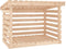 vidaXL - Haardhoutrek - 108x73x79 - cm - massief - grenenhout - zwart