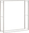 vidaXL - Haardhoutrek - 110x28x116 - cm - roestvrij - staal