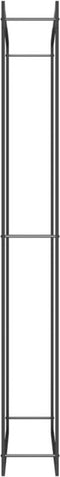 vidaXL - Haardhoutrek - 110x28x214 - cm - staal - matzwart