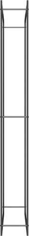 vidaXL - Haardhoutrek - 110x28x214 - cm - staal - matzwart