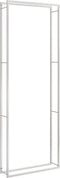 vidaXL - Haardhoutrek - 110x28x312 - cm - roestvrij - staal