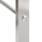 vidaXL - Haardhoutrek - 110x28x312 - cm - roestvrij - staal