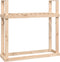 vidaXL - Haardhoutrek - 110x35x108,5 - cm - massief - grenenhout