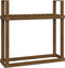 vidaXL - Haardhoutrek - 110x35x108,5 - cm - massief - grenenhout - honingbruin