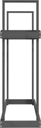 vidaXL - Haardhoutrek - 110x35x108,5 - cm - massief - grenenhout - grijs