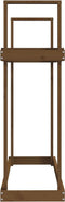 vidaXL - Haardhoutrek - 110x35x108,5 - cm - massief - grenenhout - honingbruin