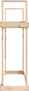 vidaXL - Haardhoutrek - 110x35x108,5 - cm - massief - grenenhout