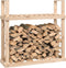 vidaXL - Haardhoutrek - 110x35x108,5 - cm - massief - grenenhout