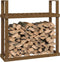 vidaXL - Haardhoutrek - 110x35x108,5 - cm - massief - grenenhout - honingbruin