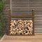 vidaXL - Haardhoutrek - 110x35x108,5 - cm - massief - grenenhout - honingbruin