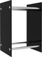 vidaXL - Haardhoutrek - 40x35x60 - cm - glas - zwart