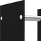 vidaXL - Haardhoutrek - 40x35x60 - cm - glas - zwart
