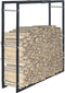 vidaXL - Haardhoutrek - 44x20x100 - cm - staal - zwart
