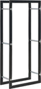 vidaXL-Haardhoutrek-50x20x150-cm-staal-zwart