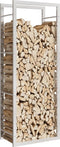 vidaXL - Haardhoutrek - 50x28x132 - cm - roestvrij - staal
