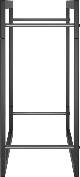 vidaXL - Haardhoutrek - 50x28x132 - cm - staal - matzwart