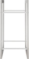 vidaXL - Haardhoutrek - 50x28x56 - cm - roestvrij - staal