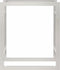 vidaXL - Haardhoutrek - 50x28x56 - cm - roestvrij - staal