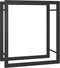 vidaXL - Haardhoutrek - 50x28x56 - cm - staal - matzwart