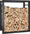 vidaXL - Haardhoutrek - 50x28x56 - cm - staal - matzwart