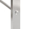 vidaXL - Haardhoutrek - 50x28x94 - cm - roestvrij - staal