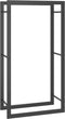 vidaXL - Haardhoutrek - 50x28x94 - cm - staal - matzwart