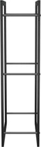 vidaXL - Haardhoutrek - 50x28x94 - cm - staal - matzwart