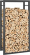vidaXL - Haardhoutrek - 50x28x94 - cm - staal - matzwart