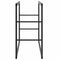 vidaXL - Haardhoutrek - 55x30x61 - cm - staal - zwart