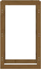 vidaXL - Haardhoutrek - 60 - x - 25 - x - 100 - cm - massief - grenenhout - honingbruin