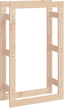 vidaXL - Haardhoutrek - 60x25x100 - cm - massief - grenenhout