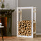 vidaXL - Haardhoutrek - 60x25x100 - cm - massief - grenenhout