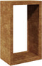 vidaXL - Haardhoutrek - 60x40x100 - cm - cortenstaal